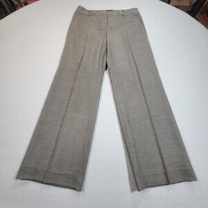 Talbots Heritage Dress Pants Women's Size 6 Gray Straight Leg Herringbone